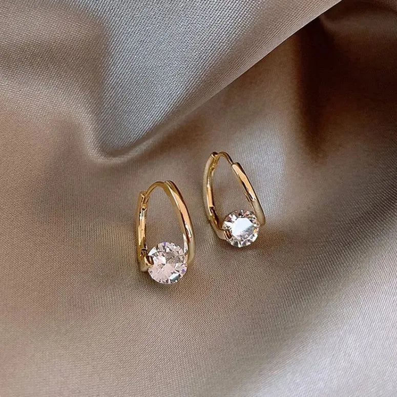 Pendientes Circonita - Oro