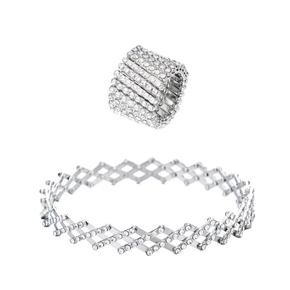 Anillo y Pulsera Diana - Plata